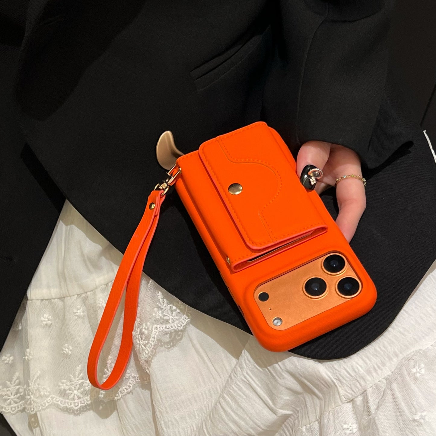 New Luxury Card Holder Leather Phone Case for iPhone 17 Pro Max