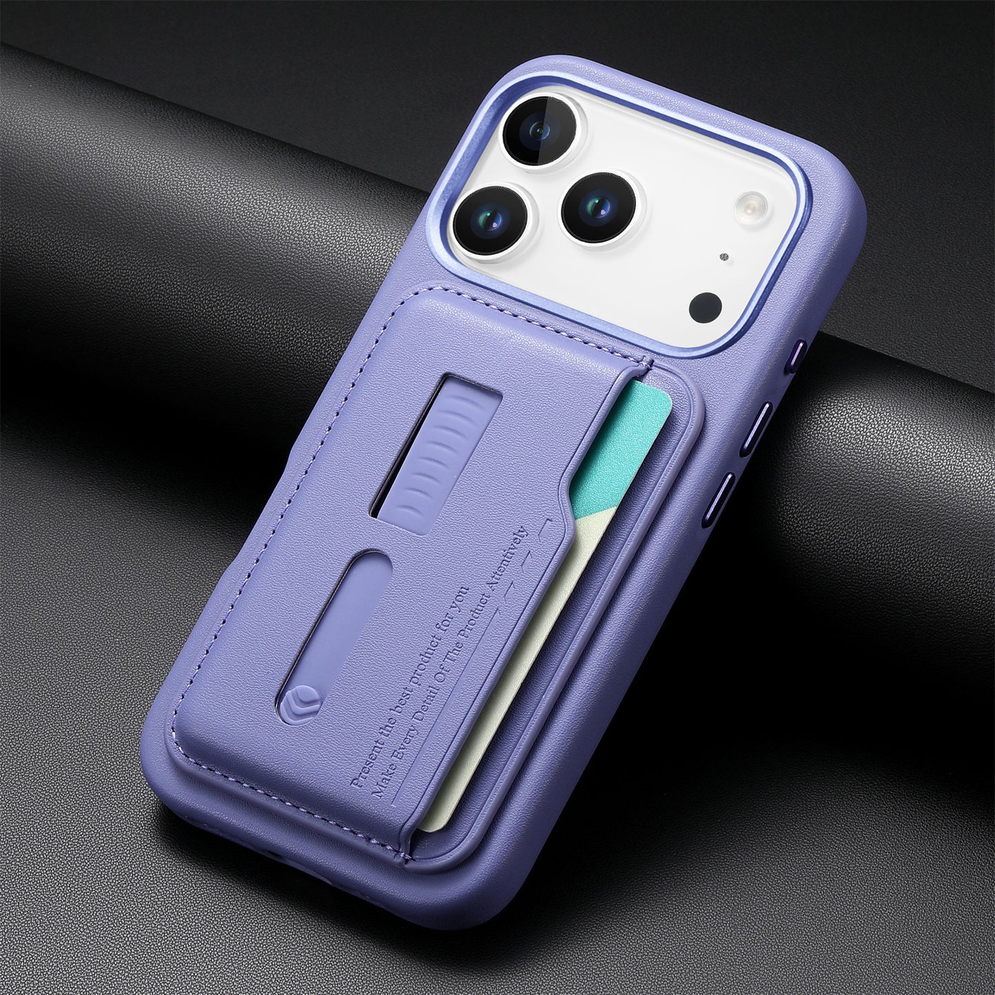 New Card Holder Hidden Wrist Strap Magasfe Phone Case for 17 Pro Max