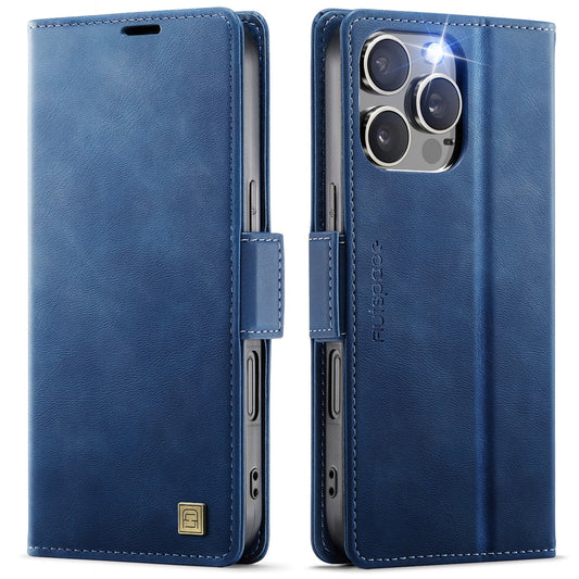 New RFID Blocking Card Holder Wireless Charging Leather Phone Case for iPhone