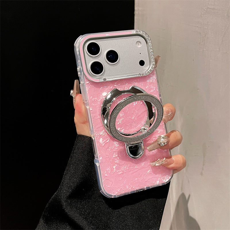 New Bling Glitter Rhinestone Magnetic Phone Case for iPhone Air/17/17 Pro/17 Pro Max
