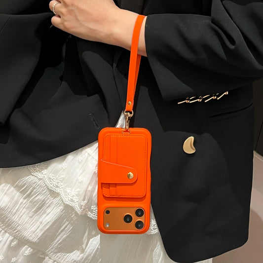 New Luxury Card Holder Leather Phone Case for iPhone 17 Pro Max