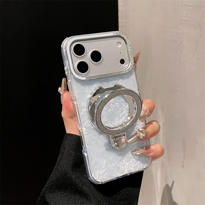New Bling Glitter Rhinestone Magnetic Phone Case for iPhone Air/17/17 Pro/17 Pro Max