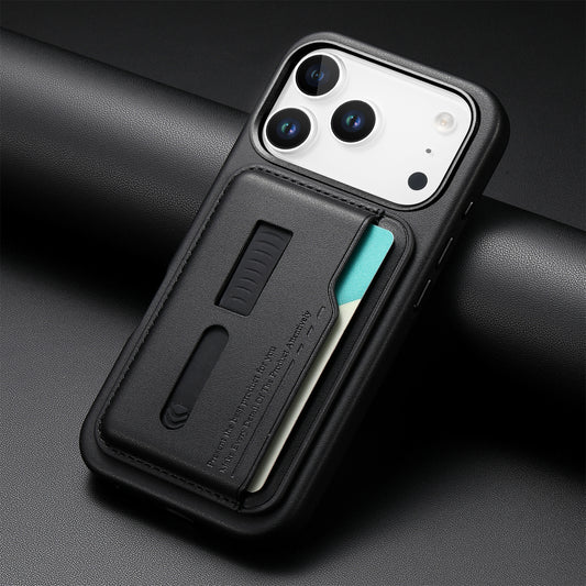 New Card Holder Hidden Wrist Strap Magasfe Phone Case for 17 Pro Max